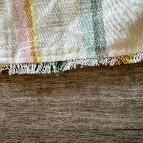 New Billabong The Salty Blonde Striped Mini Dress Size L - Picture 10 of 13